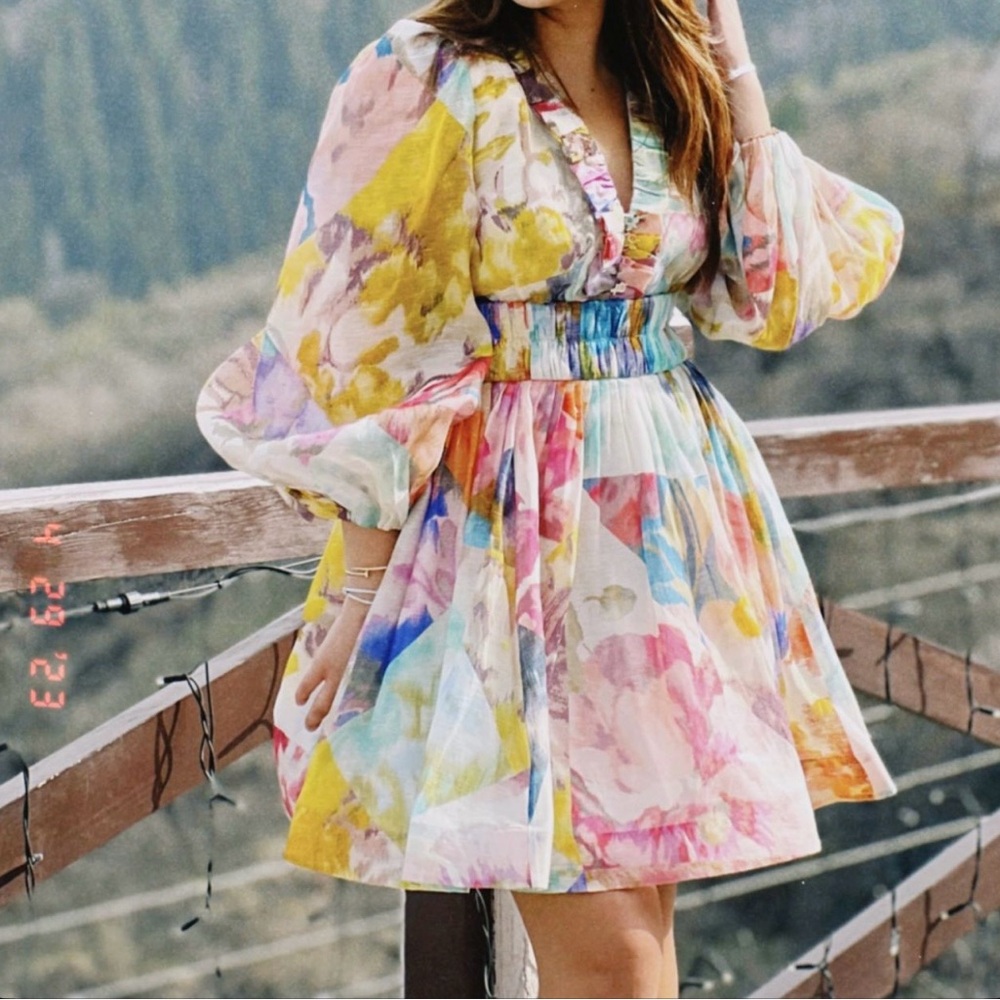 Zimmermann Multicolor Floral Dress - Picture 6 of 7